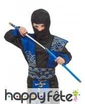 Sabre de Ninja bleu pour enfant, 60cm, image 1