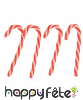 Sucre d'orge de Noël en plastique de 15cm