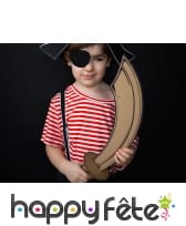 Sabre de pirate en carton pour enfant, image 1