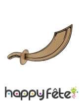 Sabre de pirate en carton pour enfant