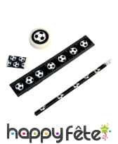 Set de papeterie motifs foot