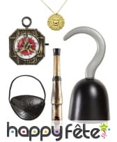 Set de petits accessoires de pirate pour enfant