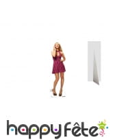 Silhouette de Penny en carton, big bang theory