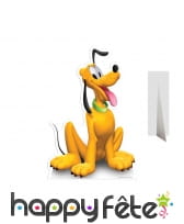 Silhouette de Pluto en carton plat