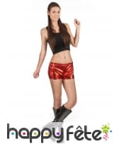 Shorty disco rouge