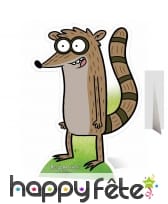 Silhouette de rigby carton plat, Regular show