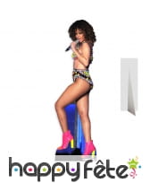 Silhouette de Rihanna en carton plat