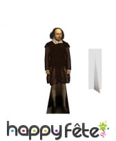 Silhouette de Shakespeare en carton plat