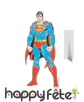 Silhouette de superman comics en carton