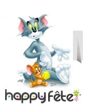 Silhouette de Tom et Jerry en carton