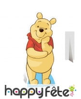 Silhouette de Winnie l'ourson en carton