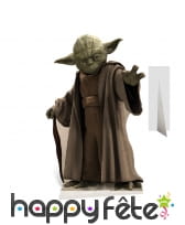 Silhouette de Yoda en carton