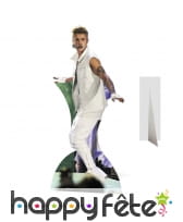 Silhouette en carton de Justin Bieber en concert