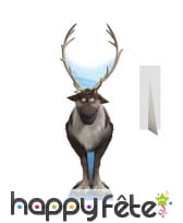 Sven en carton taille réelle, Reine des neiges