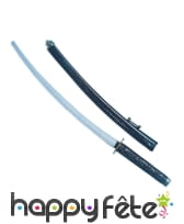Sabre et fourreau de samouraï en plastique