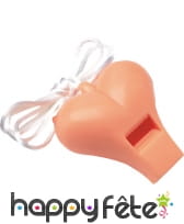 Sifflet en forme de sein