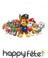 Silhouette équipe Pat Patrouille en carton, 95cm