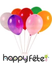 Socle et tiges avec ballons