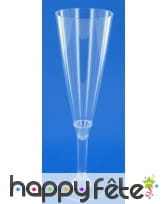 Sachet flûtes à champagne pied cristal, image 1