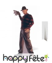 Silhouette Freddy Krueger de taille réelle