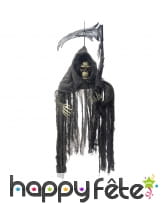 Spectre faucheuse yeux lumineux à suspendre