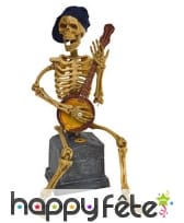 Squelette guitariste articulée et sonore de 30cm