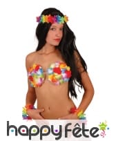 Soutien-gorge Hawaï de fleurs