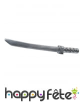 Sabre Lego Ninjago gris en plastique de 19 cm