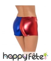 Short moulant arlequin bicolore effet mouillé, image 1