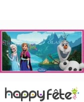 Scène murale de La reine des neiges, 150x177cm