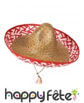 Sombrero Mexicain en paille tressée, image 2