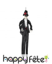 Squelette marié jour des morts à suspendre