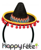Sombrero mexicain sur serre tête