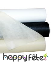 Surnappe non tissée noire (120cm x 10 m)