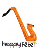 Saxophone orange à gonfler