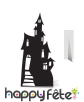 Silhouette ombre de maison hantée