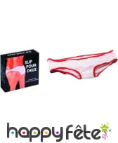 Slip pour 2personnes
