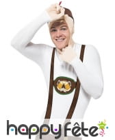 Seconde peau bavarois avec chapeau, image 3