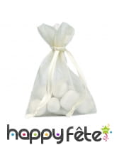 Sachet pour dragées en Organdi, image 3