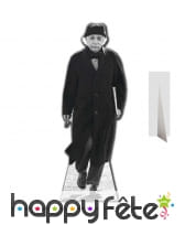 Silhouette plate de Albert Einstein