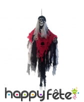 Squelette pirate fantôme à suspendre