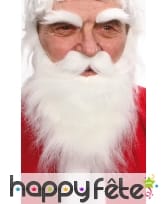 Set papa noel (barbe-moustaches-sourcils)