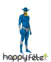 Seconde peau orc bleu grandes dents