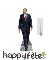 Silhouette président Obama carton taille réelle