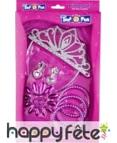 Set princesse rose petite fille, image 1