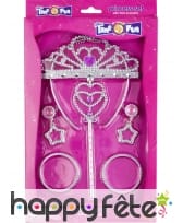 Set princesse rose petite fille, image 3