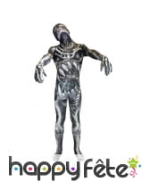 Seconde peau squelette dents acérées pour enfant