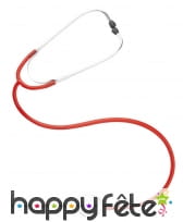 Stéthoscope rouge en métal, image 1