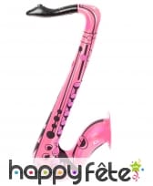 Saxophone rose gonflable