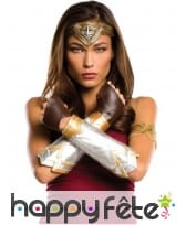Serre-tête, brassard et gantelets Wonder Woman